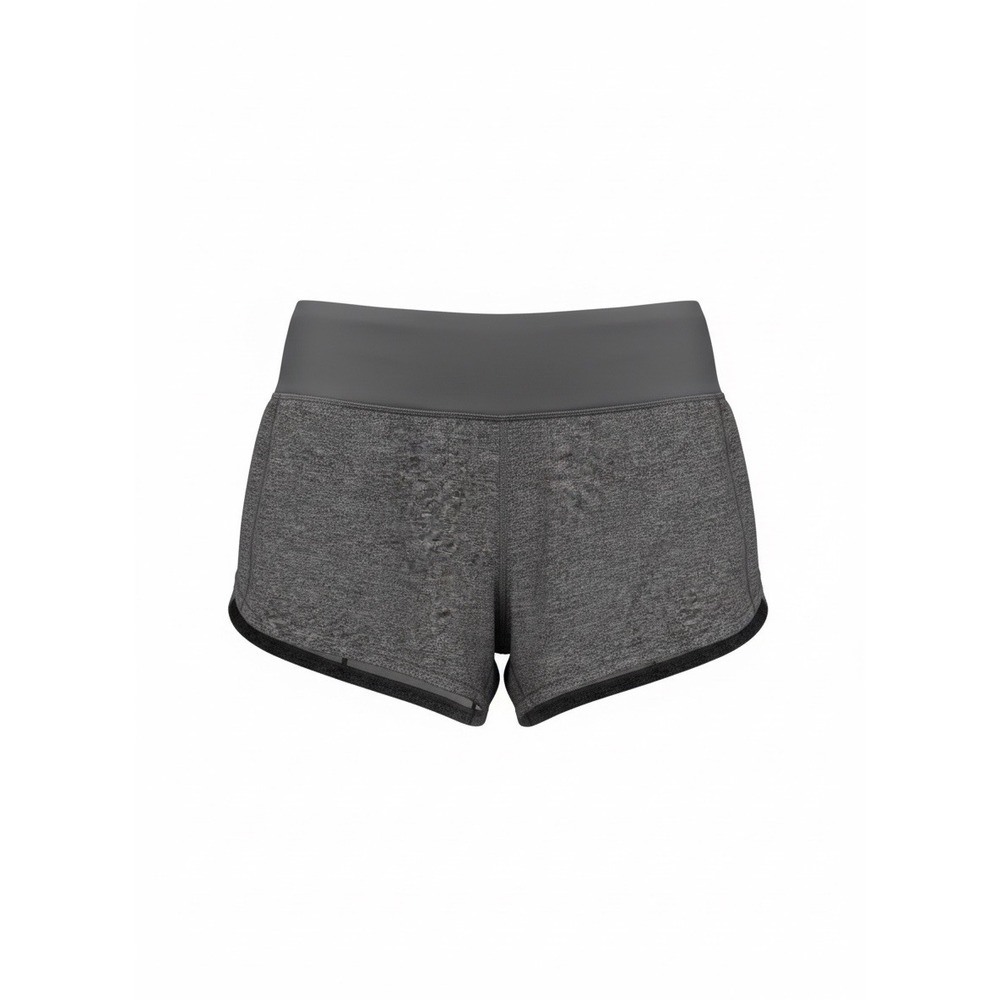 Lululemon Speed Up Short 2.5 Heather Lux Multi Black Dark Carbon Size 6